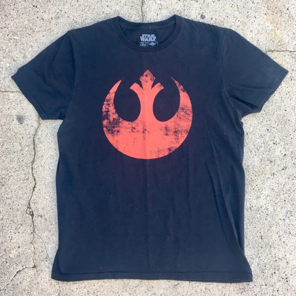 Star Wars Rebel Alliance Black T Shirt Sz M